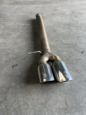 Rechte Uitlaat Eindstuk 60mm